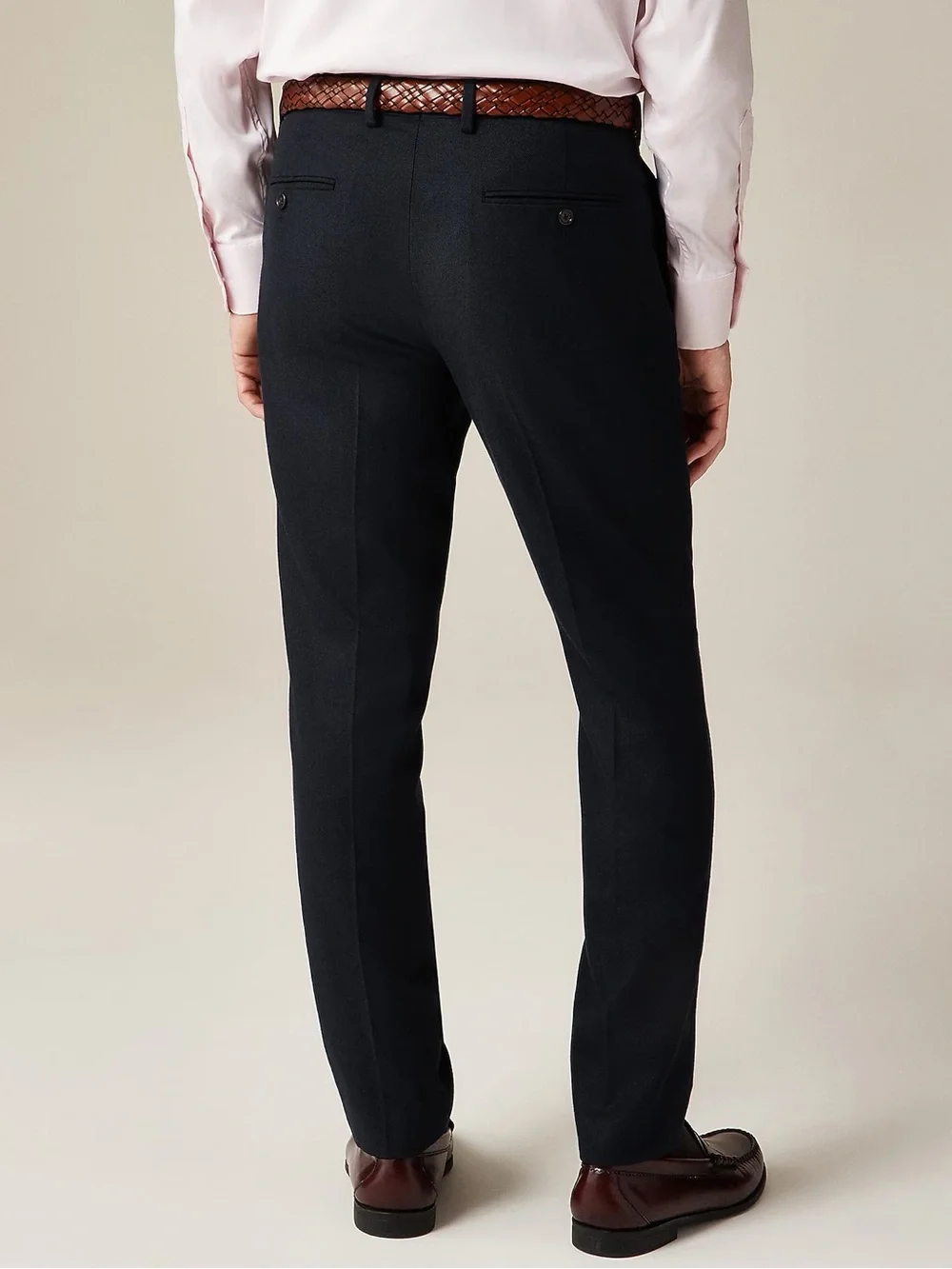 J. Crew Black Ludlow Slim-fit Tailored Suit Pants